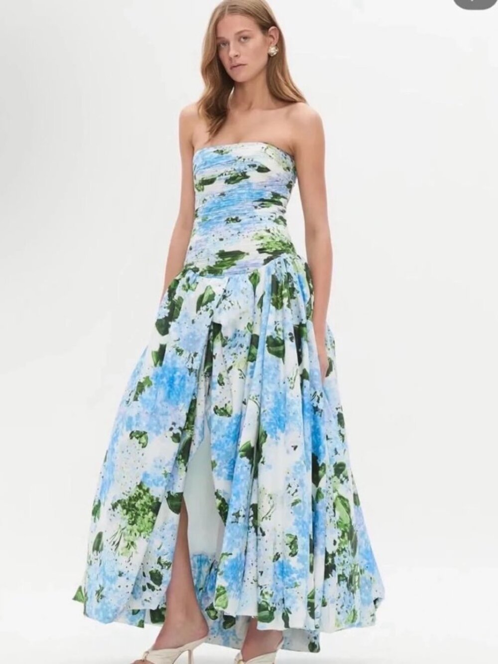 AJE Behold Maxi Dress - Blue Hydrangea, US 8/AU 12, Brand New With Tags (NWT)